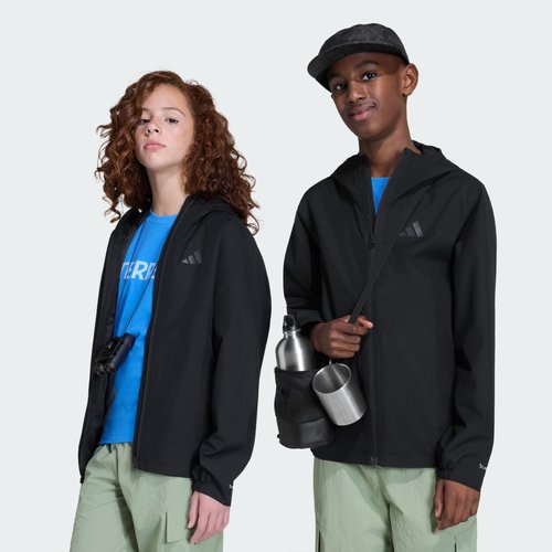 adidas Terrex Multi 2 Layer CLIMAPROOF Rain Jacket - Black/Black - JY2437
