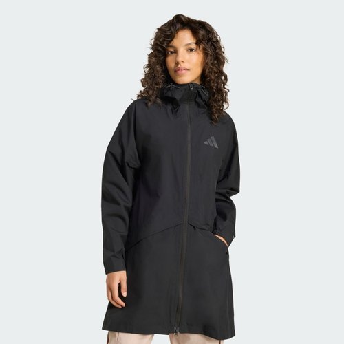adidas Terrex Multi 2 Layer CLIMAPROOF Rain Parka Jacket - Black - JV6539