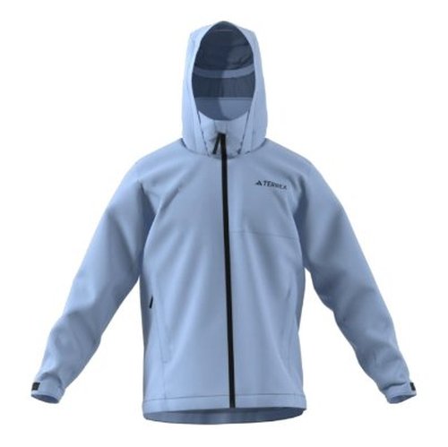 adidas Terrex Multi RAIN.RDY 2-Layer Rain Jacket - Blue Dawn - HZ1380