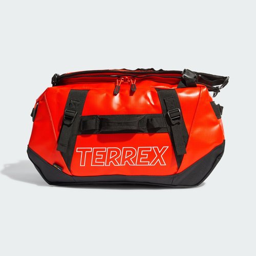 adidas Terrex Rain.Rdy Expedition Duffel Bag S 50 L - Semi Impact Orange/Black/White - IN4660