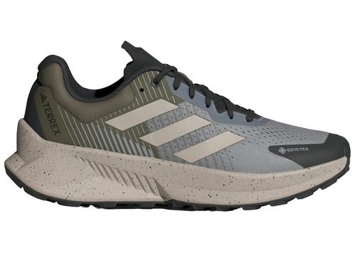 adidas Terrex Soulstride Flow Gore-Tex - Charcoal Solid Grey/Wonder Beige/Olive Strata - JI1688