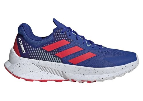adidas Terrex Soulstride Flow Trail - Dash Grey/Pure Ruby/Semi Lucid Blue - JI1287