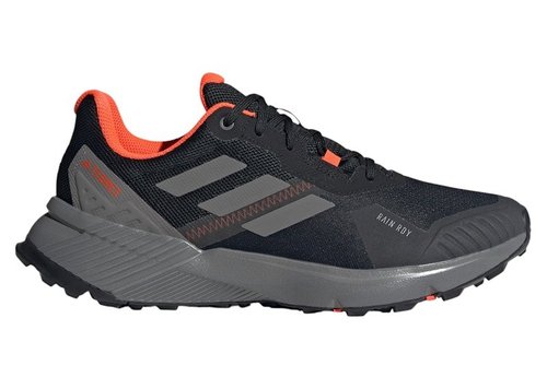 adidas Terrex Soulstride Rain.RDY Trail - Core Black/Grey Four/Solar Red - IF5016