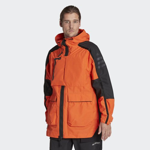 adidas Terrex Xploric Rain.Rdy City Jacket - Semi Impact Orange/Black - HG8573