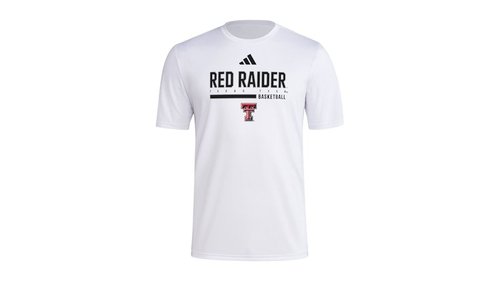 adidas Texas Tech Red Raiders Short Sleeve Pregame T-Shirt - White/Ncaa-Txt-7tb - JX5827