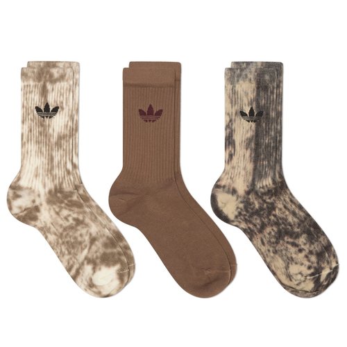 adidas Tie Dye Socks - Utility Black/Off White/Earth Strata - KD0974