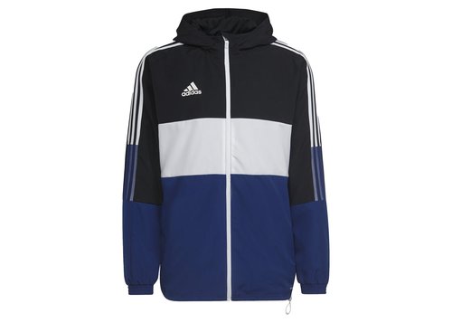 adidas Tiro Primeblue Warm Windbreaker Set - Black/Victory Blue - H33692