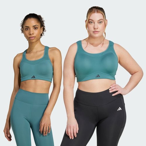 adidas TLRD Impact Training High Support Bra - Preloved Teal - JX8844