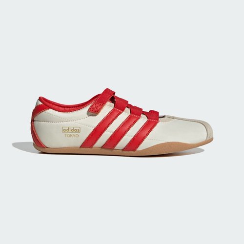 adidas Tokyo Mary Jane - Cream White/Red/Gold Metallic - IH3999