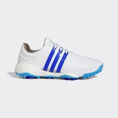 adidas Tour360 22 Golf - Cloud White/Lucid Blue S23/Silver Metallic - GV9400