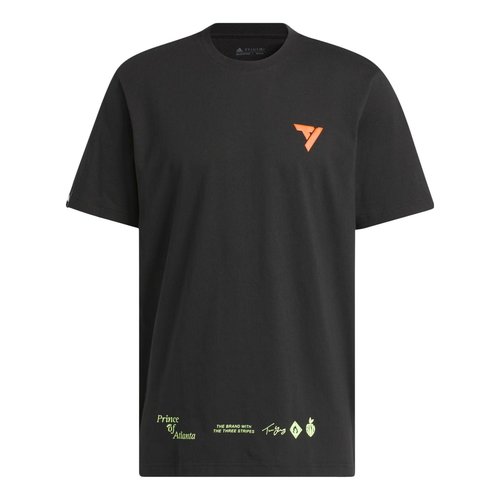 adidas Trae Prince Of Atlanta Signature T-Shirt - Black - II7795