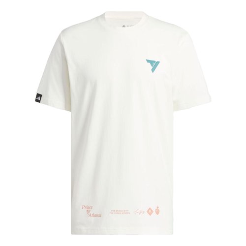 adidas Trae Prince Of Atlanta Signature T-Shirt - White - II7796