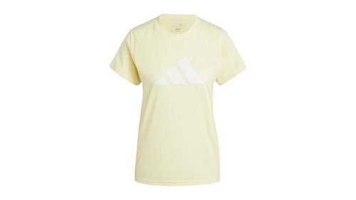 adidas Train Essentials Big Performance Logo T-Shirt - Almost Yellow/White - IX0995