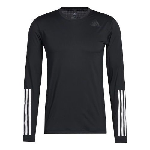 adidas Training Sports Round Neck Long Sleeves Black - GL0459