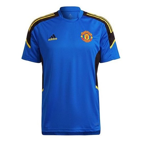 adidas Training Sports Short Sleeve Soccer/Football 20-21 Season Manchester United Blue - GS2415