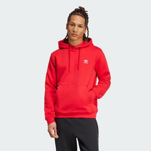 adidas Trefoil Essentials Hoodie - Better Scarlet - JH1235