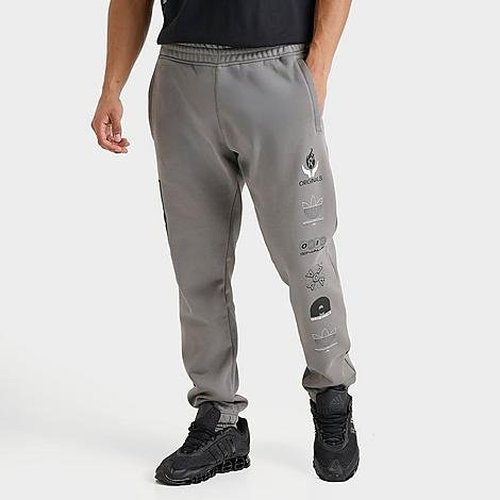 adidas Trefoil Essentials Moto Jogger Pants - Charcoal Grey - KB7862