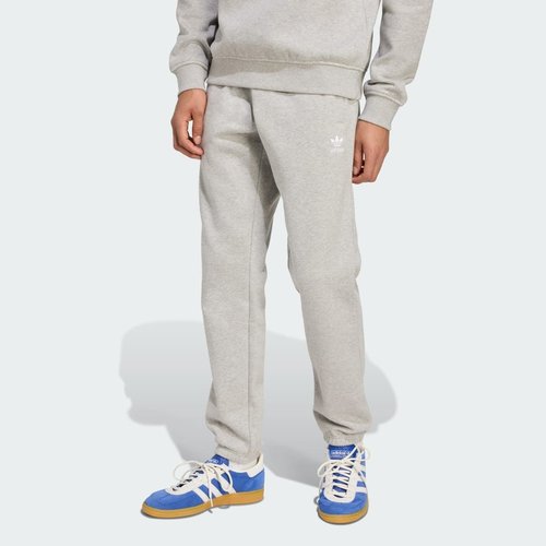 adidas Trefoil Essentials Pants - Medium Grey Heather/White - JY6194