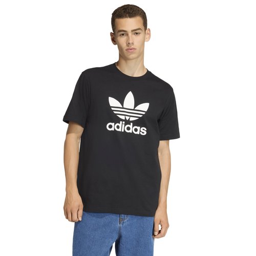 adidas Trefoil Essentials T-Shirt - Black/White - KR8882