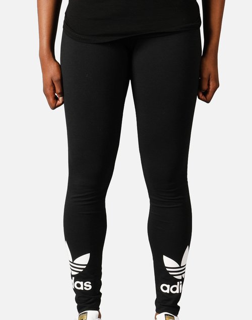 adidas TREFOIL LEGGING - Black/White - AJ8153