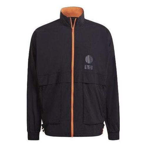 adidas Ub Wb Astro Sports Windproof Stand Collar Jacket - Black - GU1756