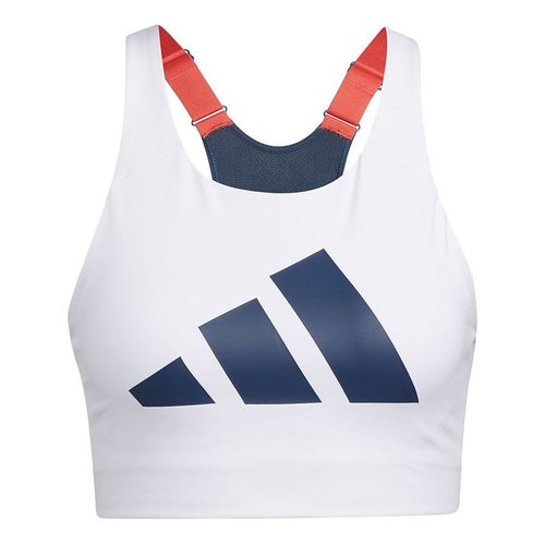 adidas Ultimate Alpha adi Life Bra Asia Sizing - White/Crew Navy/Crew Navy - GL0587