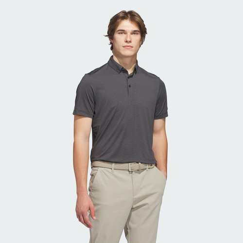 adidas Ultimate365+ Pencil Stripe Climacool polo shirt - Carbon/Black - KB1364