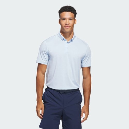 adidas Ultimate365+ Pencil Stripe Climacool polo shirt - Crystal Sky/Lucid Ray Blue - KB1365