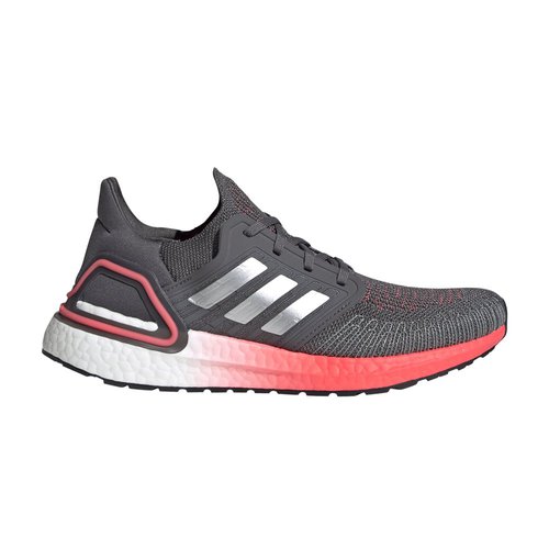 adidas Ultraboost 20 - Grey Five/Silver Metallic/Signal Pink - FV8347