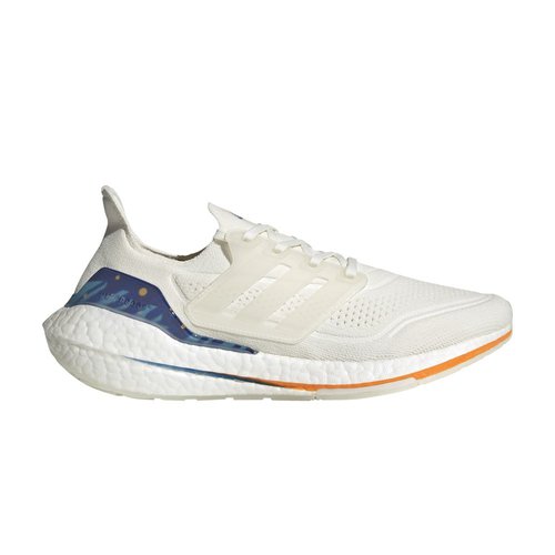 adidas Ultraboost 21 - Core White/Core White/Royal Blue - GX8532