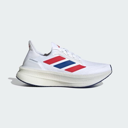 adidas Ultraboost 5X | White | Size 6 - Cloud White/Royal Blue/Pure Ruby - JH9024