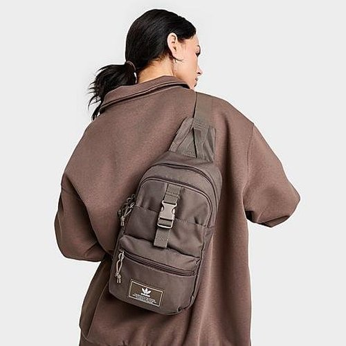 adidas Utility Sling Crossbody Bag 'Earth Strata Brown