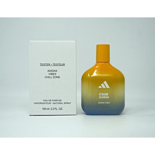 adidas Vibes Chill Zone EDP Spray 3.3 oz Tester Fragrances 3616305447289 - Orange - 3616305447289OZ