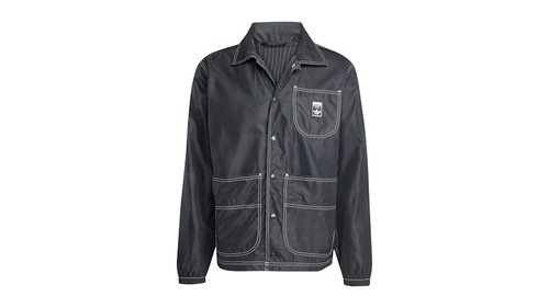 adidas Wabash Regular Coach Jacket - Black - JW0174