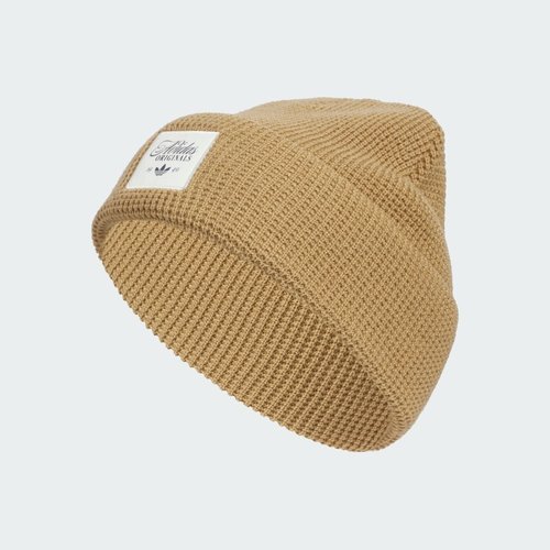 adidas Waffle Beanie - Cardboard/Off White/Night Indigo - JL1094