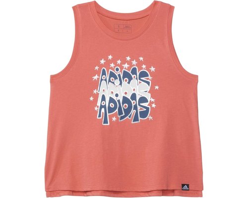 adidas Waist TankBig Kid T Shirt - Lt Red - AA3179