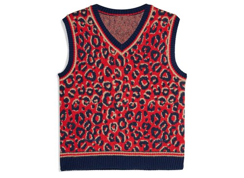 adidas Wales Bonner Knit Vest - Collegiate Navy/Magic Beige/Better Scarlet - KD0335