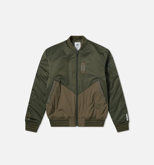 adidas White Mountaineering Collection Flight Jacket - Olive/Olive - BQ4080