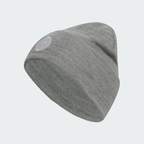adidas Wide Cuff 2 Fold Beanie - Medium Grey Heather/Grey Two/Grey - IV3009