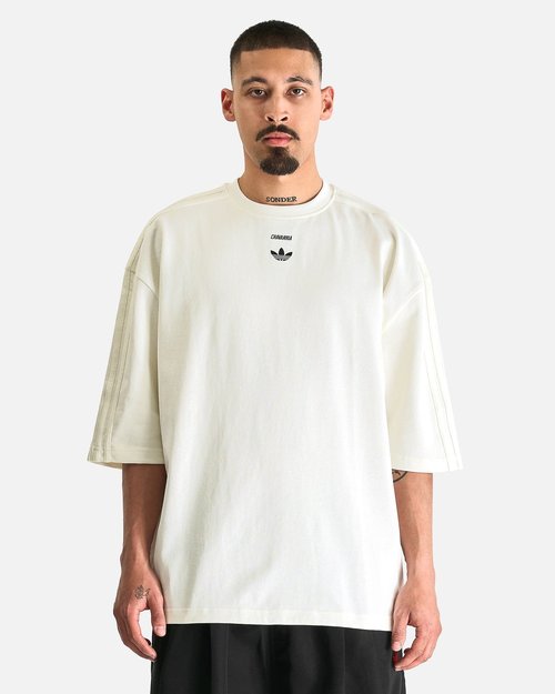 adidas Willy Chavarria Merch Short Sleeve Tee - Off White - JW4053-S