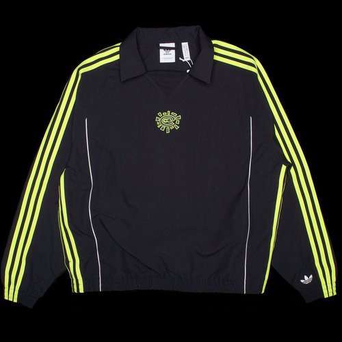 adidas Wind Jacket x Always - Black/Semi Solar Slime - JW9222
