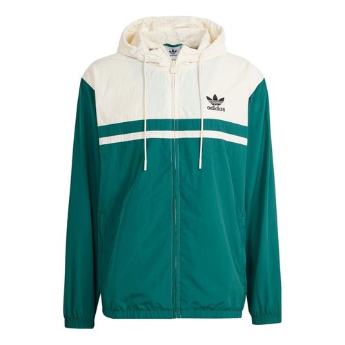 adidas Windbreaker Asia Sizing - Wonder Beige/Collegiate Green - IU0201