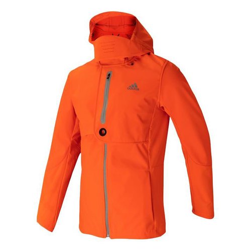 adidas Wind.Rdy Jkt M Logo Zipper Sports Hooded Jacket - Orange - GN5920