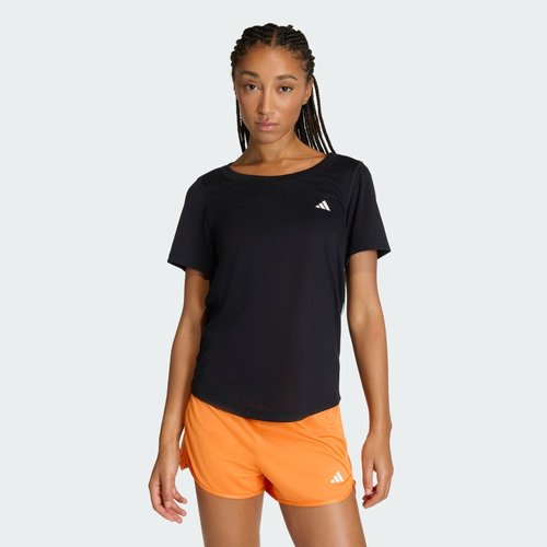 adidas Workout Essentials Scoop Neck T-Shirt - Black - JY5605