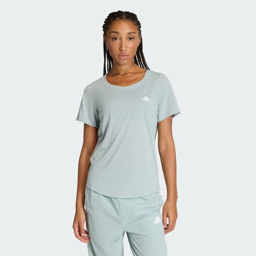 adidas Workout Essentials Scoop Neck T-Shirt - Wonder Sage - KC0344