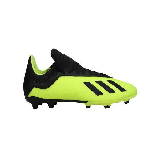 adidas X 18.3 Firm Ground Boots - Black/Yellow - DB2418