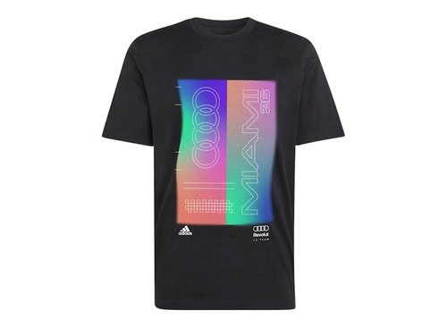 adidas x Audi Revolut F1 Team Teamgeist Graphic Tee Shirt - Black - KF1533
