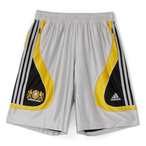 adidas x Brain Dead Soccer Short - Silver Metallic - JY7962