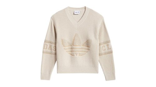 adidas x CLOT Edison Chen Superstar Crochet Sweater - Warm Sandstone - IK2975