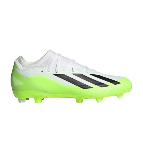 adidas X Crazyfast.3 FG - Cloud White/Core Black/Lucid Lemon - HQ4534
